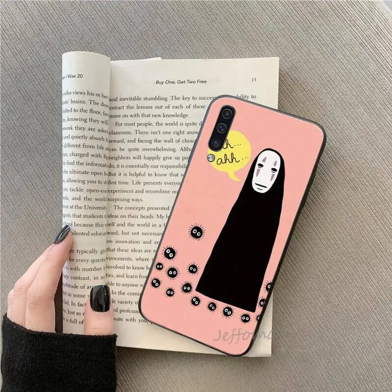 

Studio Ghibli Spirited Away Faceless man Phone Case For Samsung galaxy S 7 8 9 10 20 edge A 6 10 20 30 50 51 70 note 10 plus