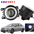 Автомобильные светодиодные линзы, противотуманные фары в сборе, ангельский глаз, дневные ходовые светильник ни для Mitsubishi Lancer GT 2016, 2017, 2018, 2019-2021, 2 шт.