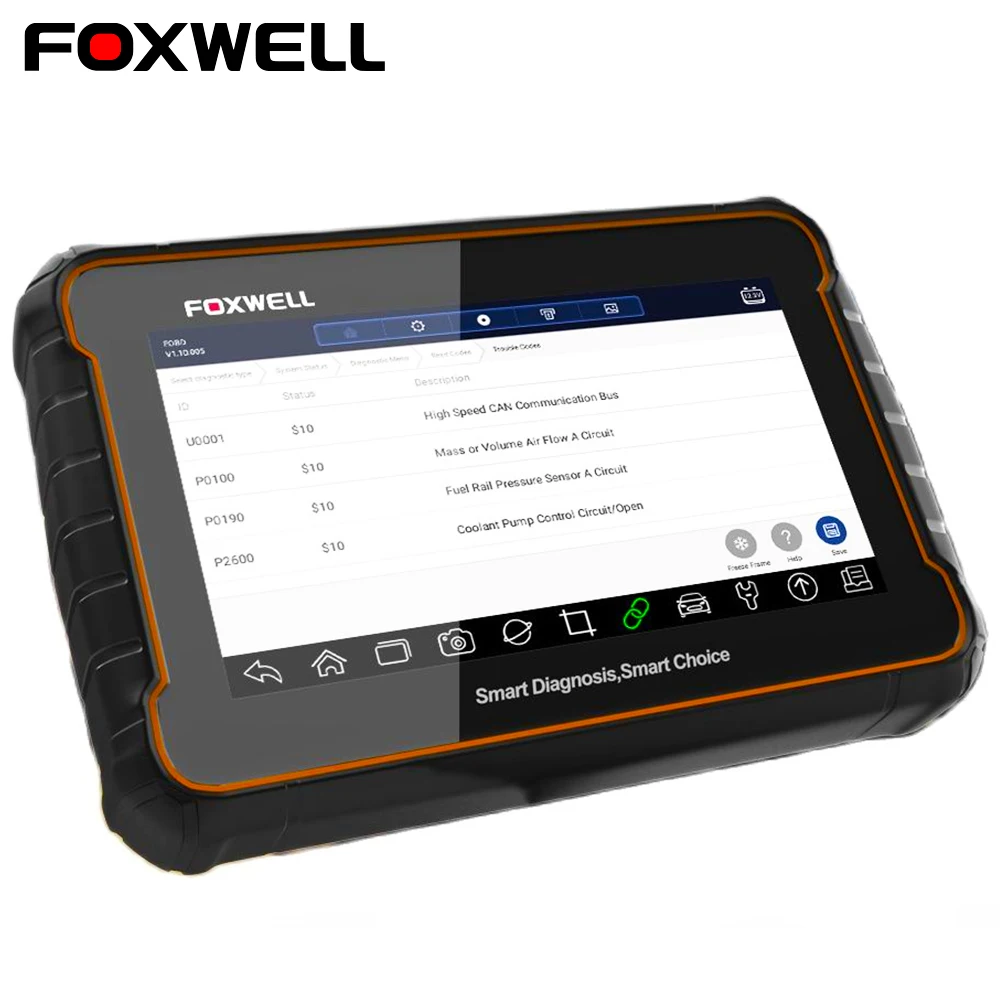 

FOXWELL GT60 ODB2 Professional Auto Diagnostic Tool Full System EPB SAS DPF TPMS Oil Reset Check Engine OBD 2 Automotive Scanner