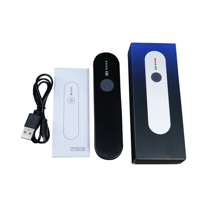 Переносной УФ-светильник светодиодный фонарик для дезинфекции UVC 260 нм