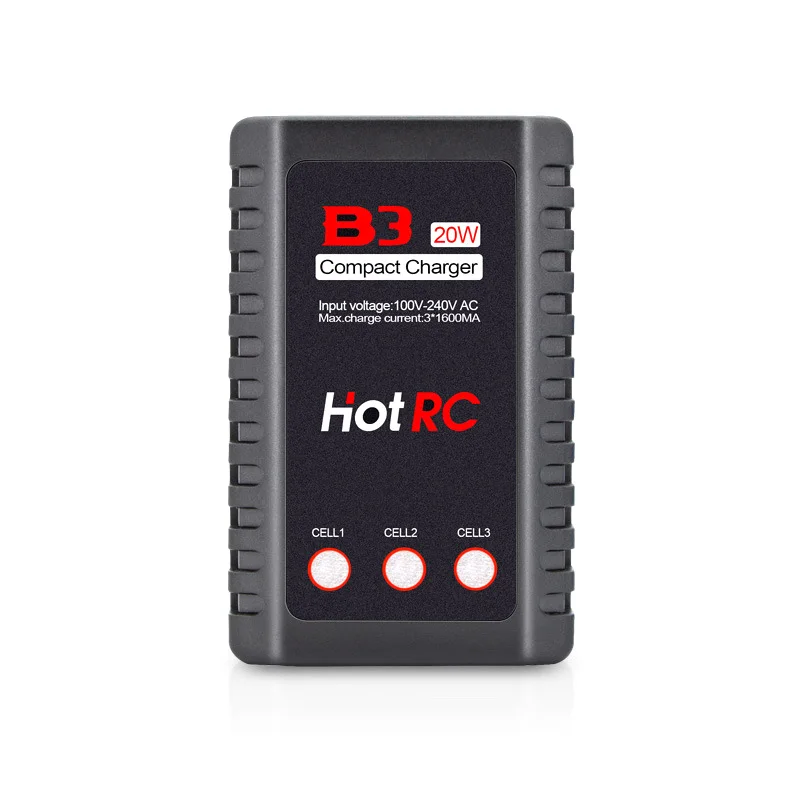 HotRc Imax B3 компактное портативное зарядное устройство 20 Вт 1 6a для 7 4 В 11 RC LiPo|balance