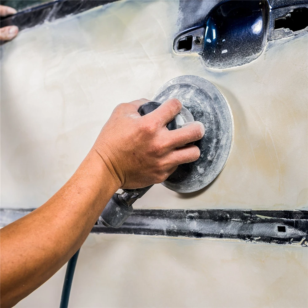 20 шт. 5 дюймов 125 мм полировальная бумага крюк и петля желтые шлифовальные диски