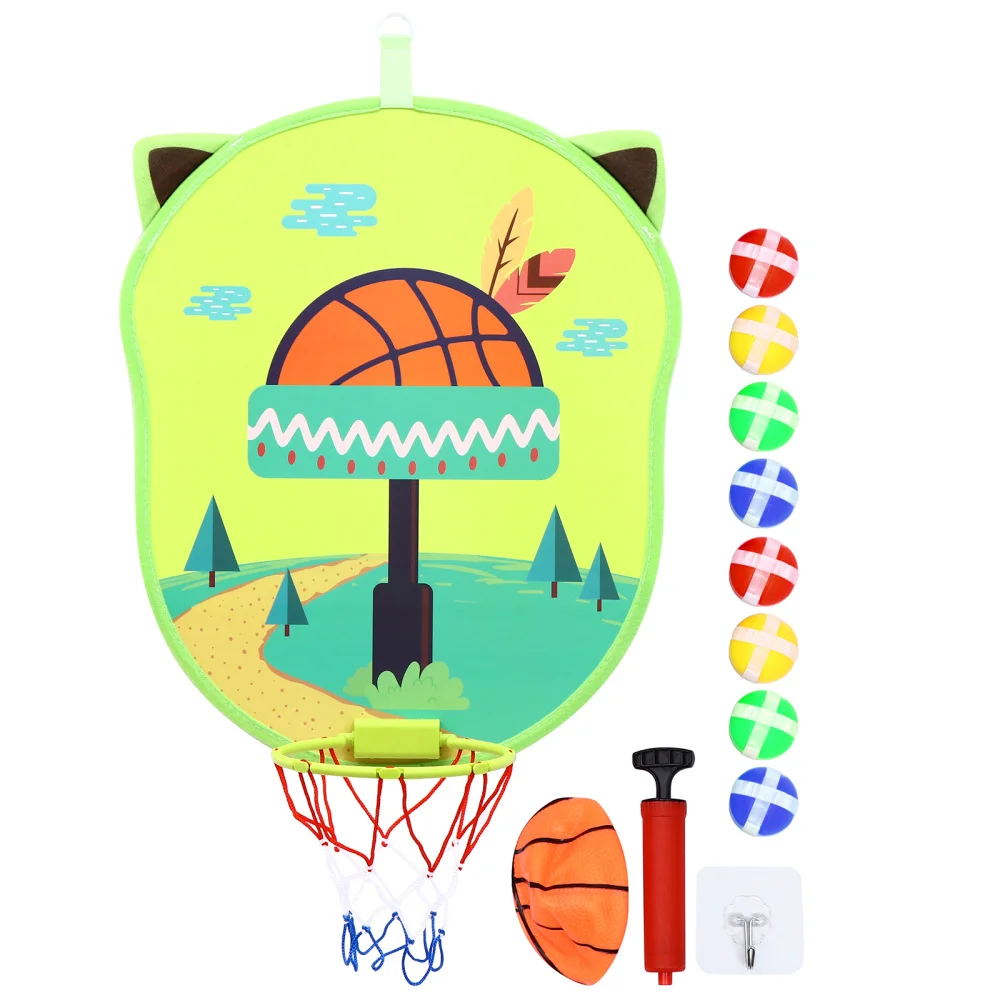 

1 Set Double Sided Dart Board Game with Balls Owl Shaped Throw Darts Game
