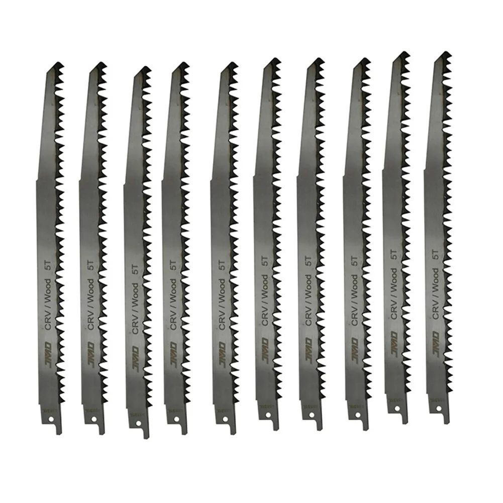 10PCS Reciprocating Saw Blades For Wood Metal Cutting Disc Woodworking Saber Saw Blades S1531L