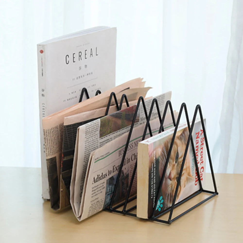 Подставка для журналов держатель записей Настольная книжная полка
