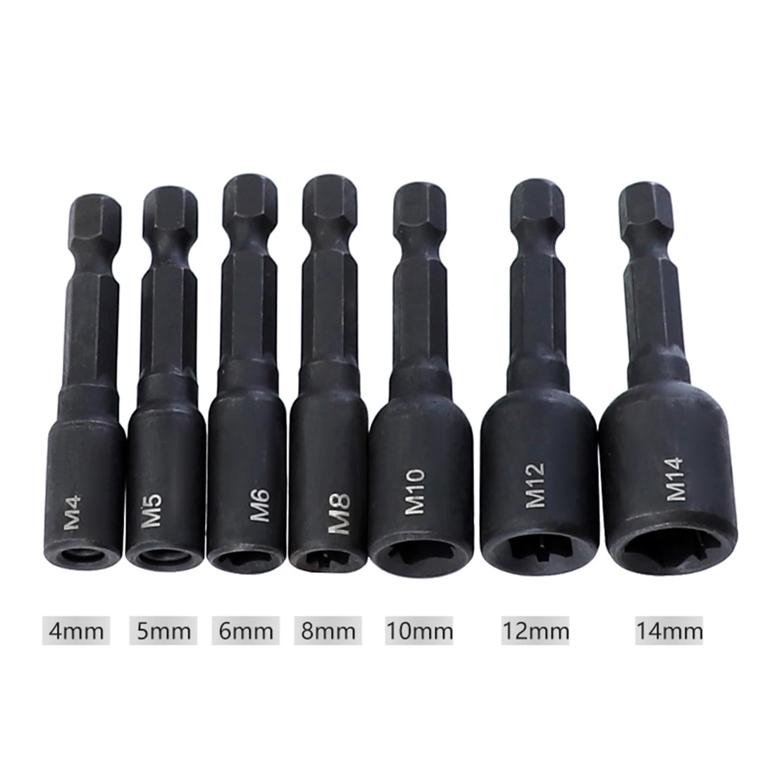 

For M4-M14 Machine Screw Tap Socket Adapter Tool Alloy steel 7pcs Holder