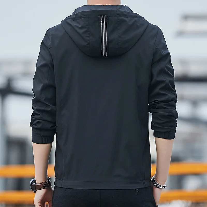 

Men's Jacket 2021 Autumn Winter New Trend Fashion Hooded Coat Long-Sleeved Casual Windbreaker Outwear Men's Clothing Tops M-4XL
