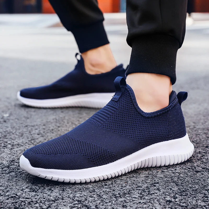 

Spring Sneakers Men Casual Shoes Air Mesh Shoes for Men Loafers Black Fashion Sneakers Mens Trainers Sapato Masculino Size 35-48