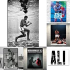 Мухаммед Али боксерская звезда спортивный постер Абстрактная Картина на холсте Художественная печать для мальчиков Спальня домашний декор Настенная картина