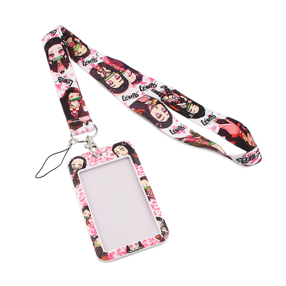 

DZ1533 New Anime Accessories Key lanyard Car Keychain ID Card Pass Gym Mobile Phone Badge Key Ring Holder Jewelry Kids Gifts