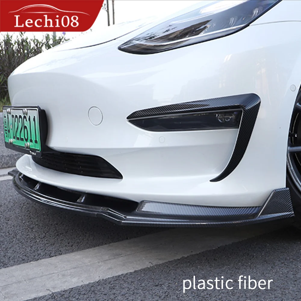Для tesla model 3 Аксессуары для губ три спойлера 3/аксессуары | Автомобили и мотоциклы