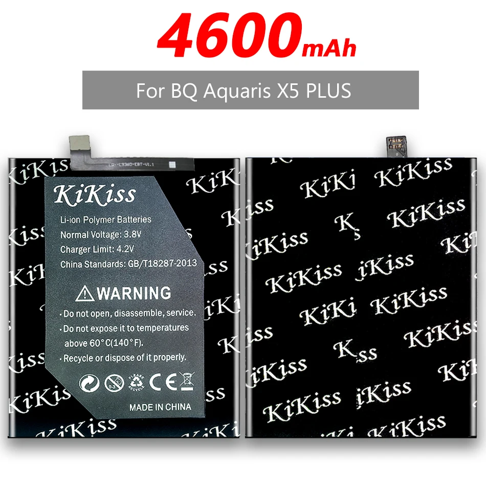 Оригинальный аккумулятор KiKiss для смартфона BQ Aquaris X5 Plus X5Plus (1ICP5/61/73) батареи
