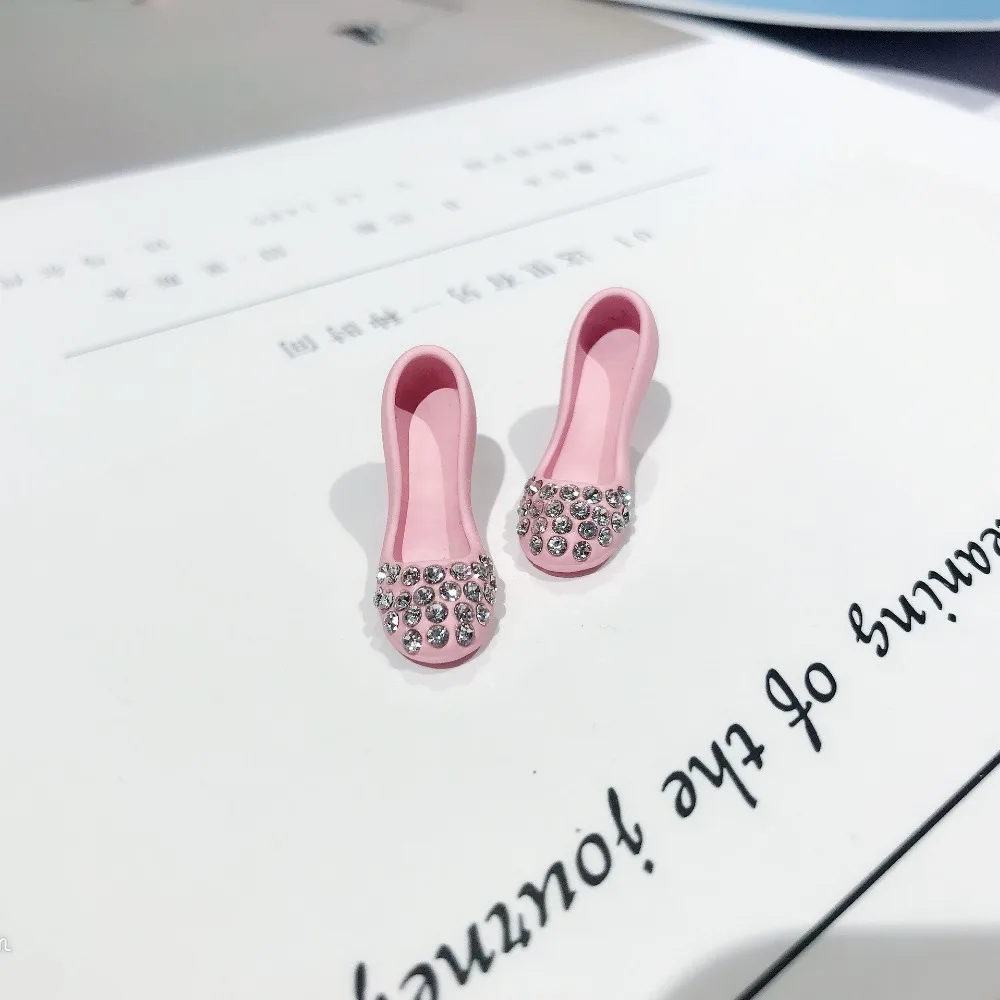 Индивидуальные серьги на высоком каблуке с кристаллами забавные женские