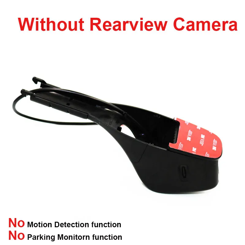 No Rear Lens Kampacar HD Автомобильный Wifi Dvr для Volkswagen POLO CC Beetle EOS GOLF 4 6 7 Tiguan Bora Touran PASSAT b5 b6 b7 без оболочки видеорегистратор - Название цвета: No Rear Lens
