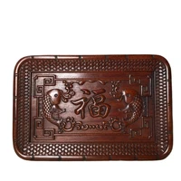 china old beijing old goods redwood carved carvings %e3%80%90fuyu%e3%80%91picture the tea tray decorated square plate