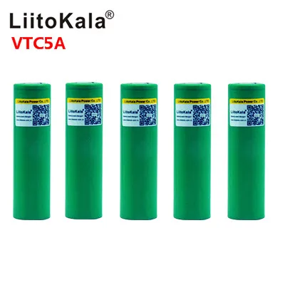 LiitoKala 100% оригинальный 3 6 v 18650 VTC5A 2600mah литиевый перезаряжаемый аккумулятор US18650VTC5A