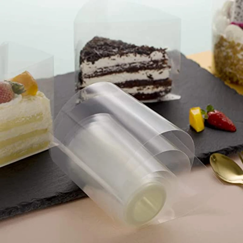 

3 Different Size Roll Cake Wrap Membrane Transparent Cake Collar Kitchen Acetate Cake Baking Chocolate Candy