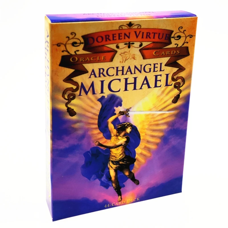 

Archangel Mi-chael, карточка с отпечатком на английском языке, 44 карточки, настольная игра для вечевечерние