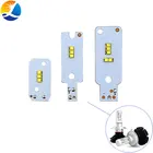 Прямая поставка 2 шт.лот X3 чип светодиодной фары H1 H3 H7 H11 9005 9006 9012 9004 9013 H4 25 Вт ZES светодиодные бусины для X3 Автомобильная фара