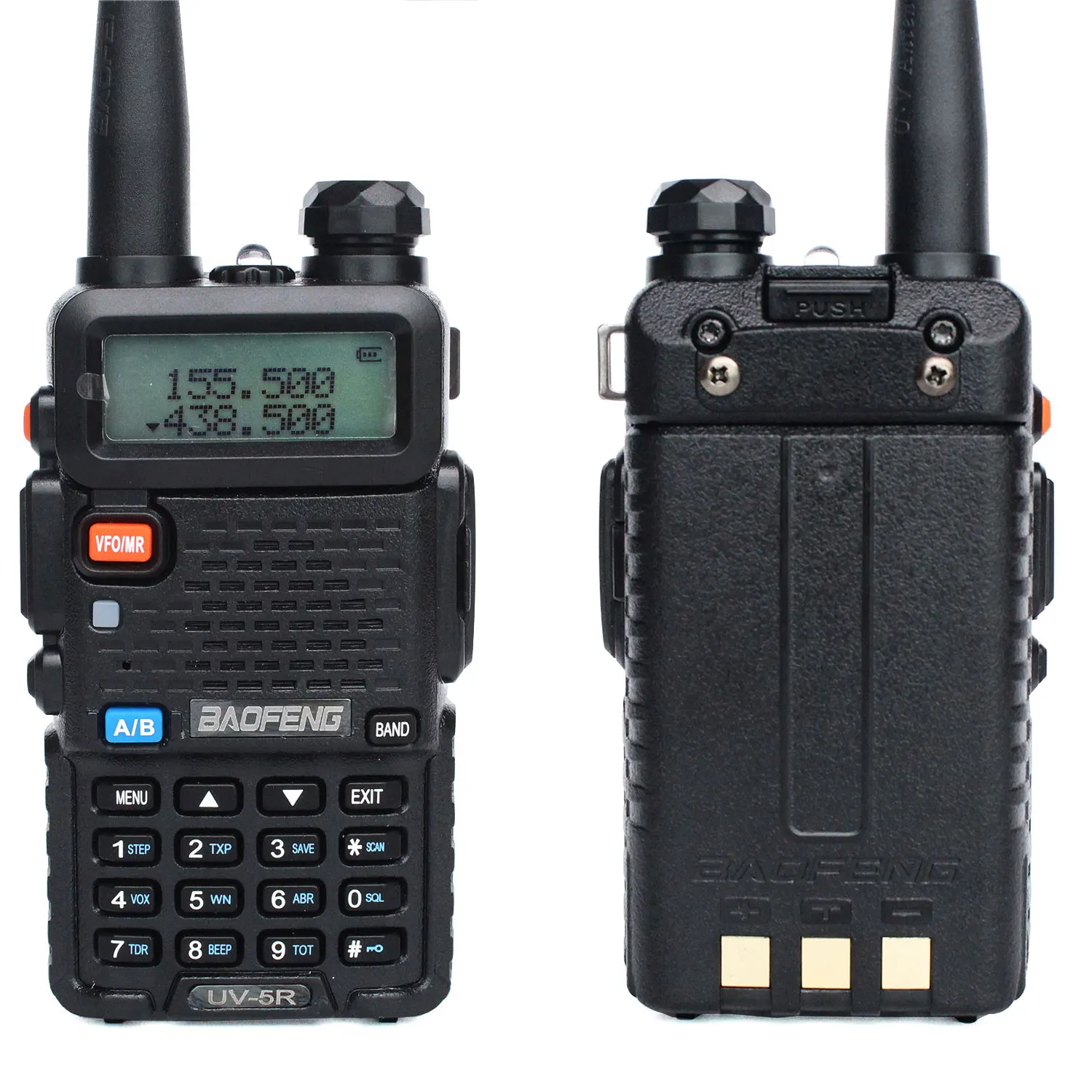 Baofeng рация UV-5R двухдиапазонный УКВ аналоговый портативный Профессиональный двухсторонний радио FM Transeiver