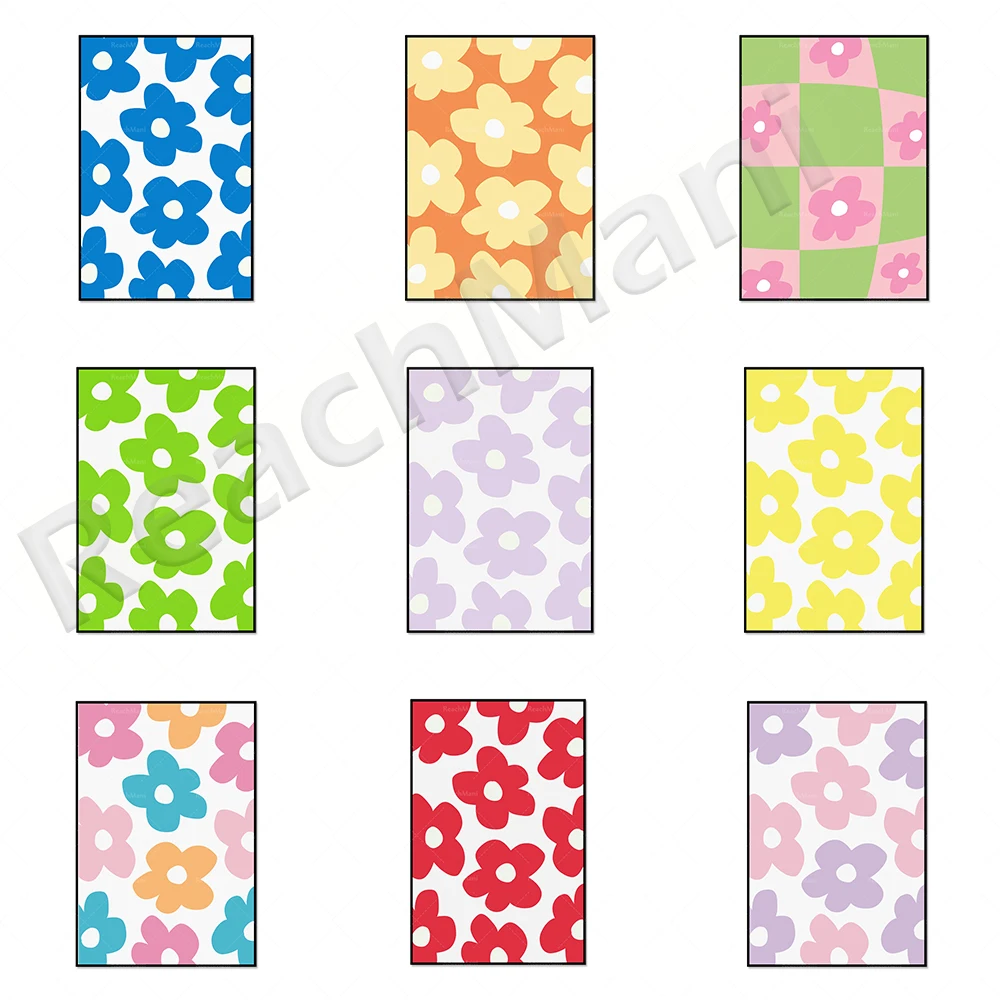 Дания эстетика скандинавский средневековый цвет милый цветок постер подарок