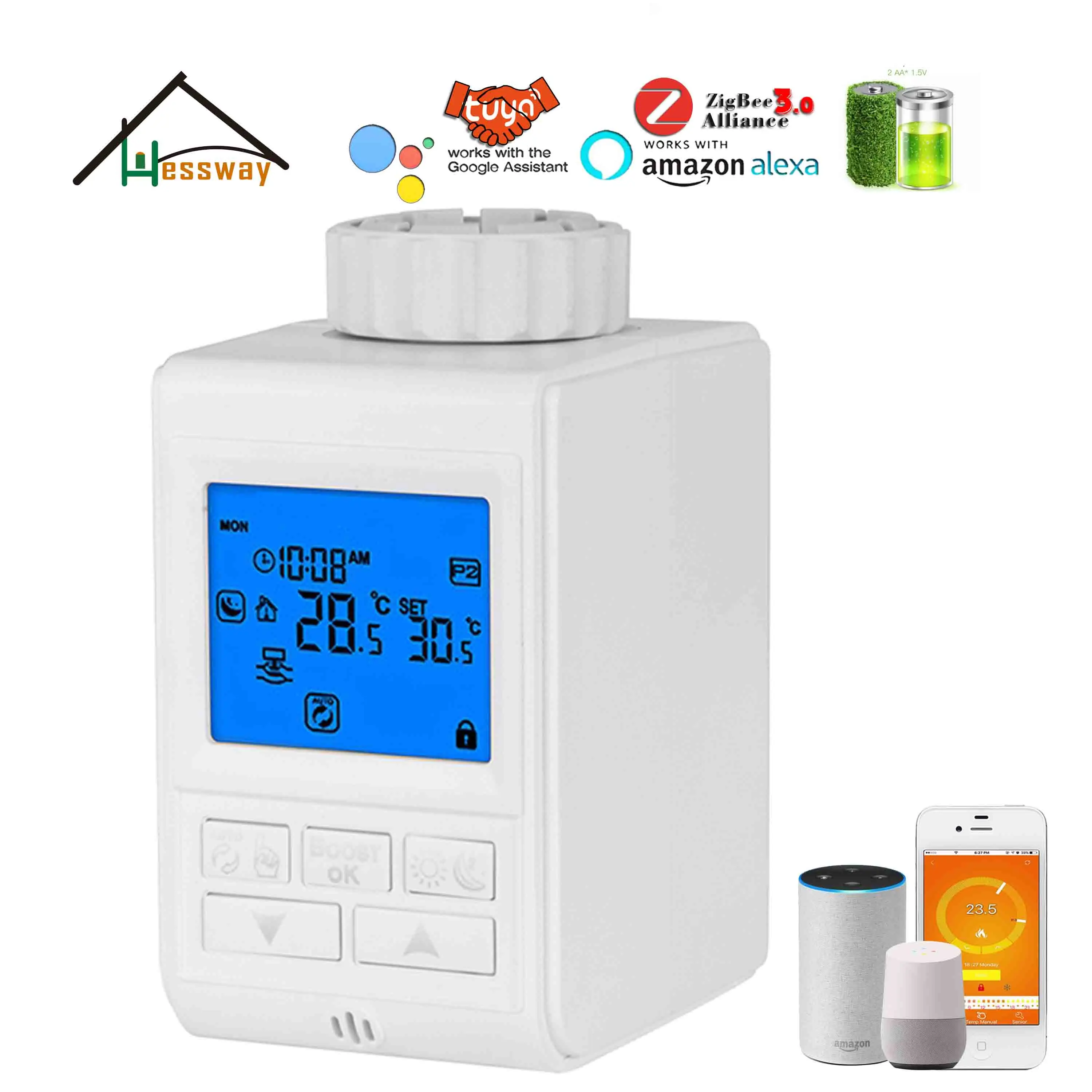 Wi Fi контроллер приложения gateway zigbee3.0 радиатор термостат для маршрута 4 5 мм