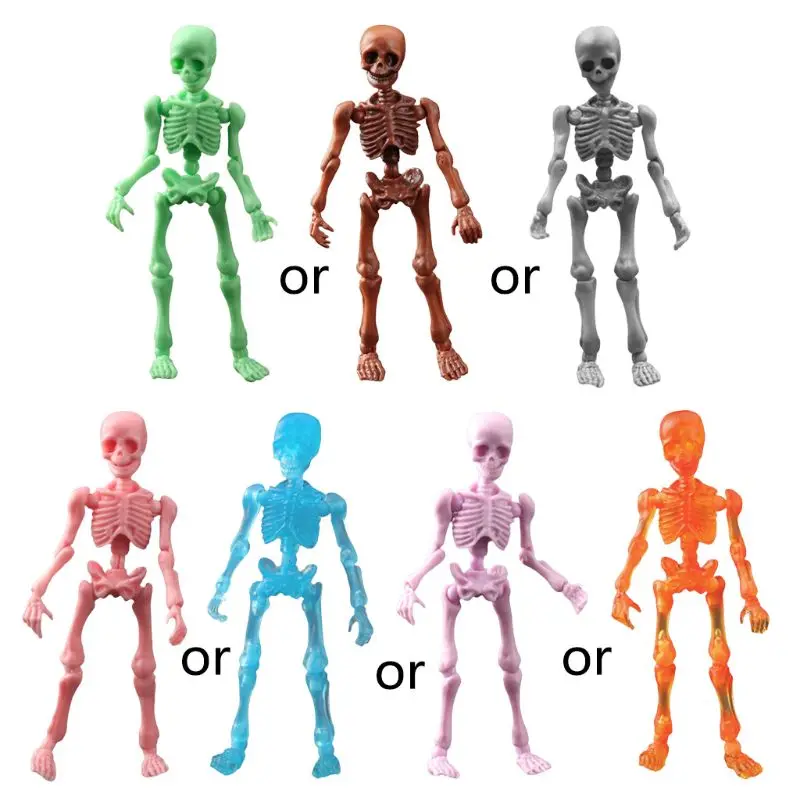 Милая Мода Мистер кости поза Скелет имитация черепа мини фигурка детские игрушки