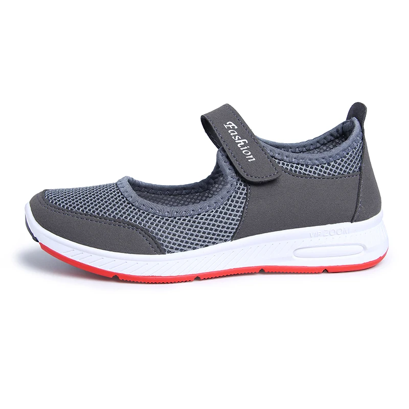 

Sports Shoes for The Elderly Aged Lady Walking Shoes Soft Non Slip Hollow Shoes Mother Shoes Breathable Mesh Shoes Women's Shoes