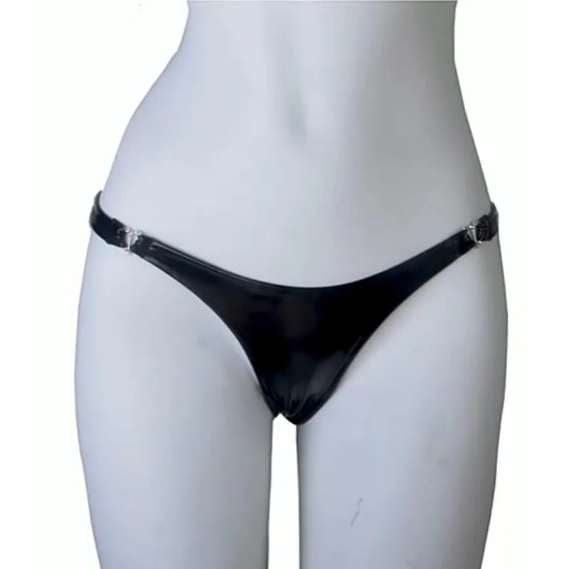 Женские трусики-танга из искусственной кожи фетиш нижнее белье | Тематическая