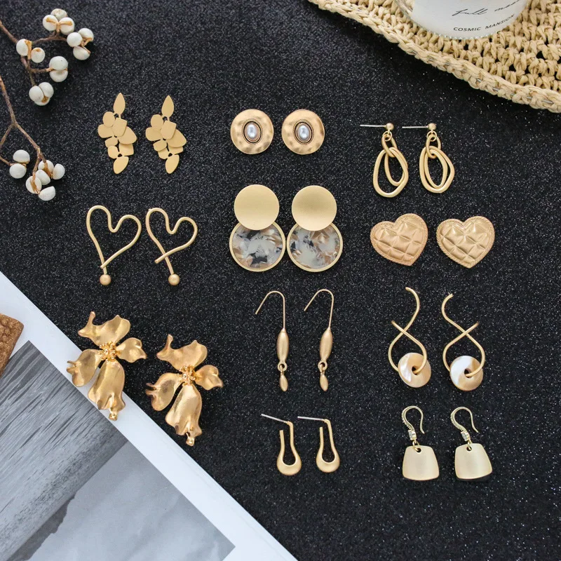 Женские винтажные серьги-подвески большие висячие серьги в богемном стиле с