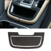dry carbon fiber ashtray panel cover trim sticker fit for porsche cayenne 2018 2020 interior accessories