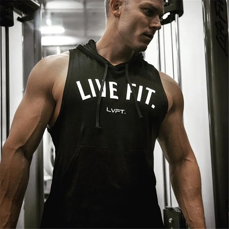 Мужская футболка без рукавов для тренажерного зала летняя дышащая майка из
