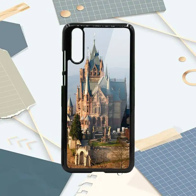 

Russian city building Phone Cases PC For Samsung galaxy S note 8 9 20 10 e lite2019 plus pro ultra