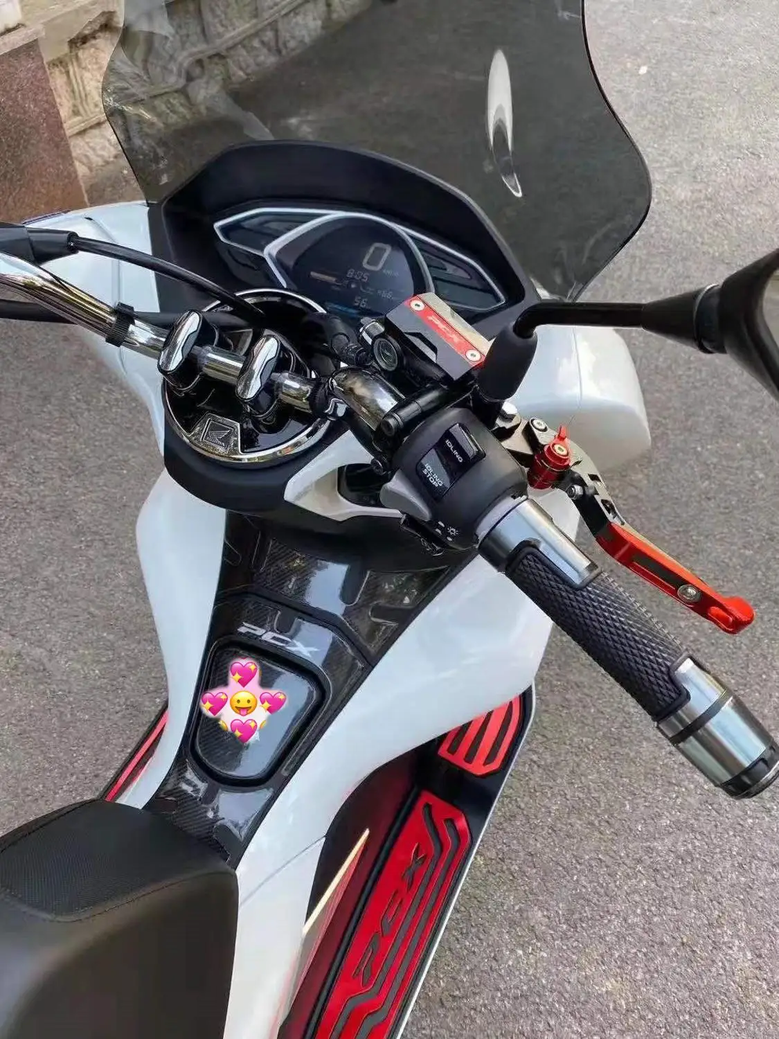 Модифицированные аксессуары для мотоциклов pcx ветровое стекло pcx150 дефлектор щит