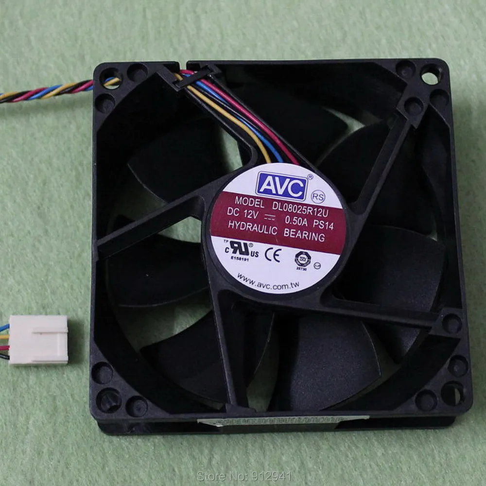 B30a AVC DL08025R12U 8025 80 мм x 25 гидравлический подшипник ШИМ охлаждающий вентилятор