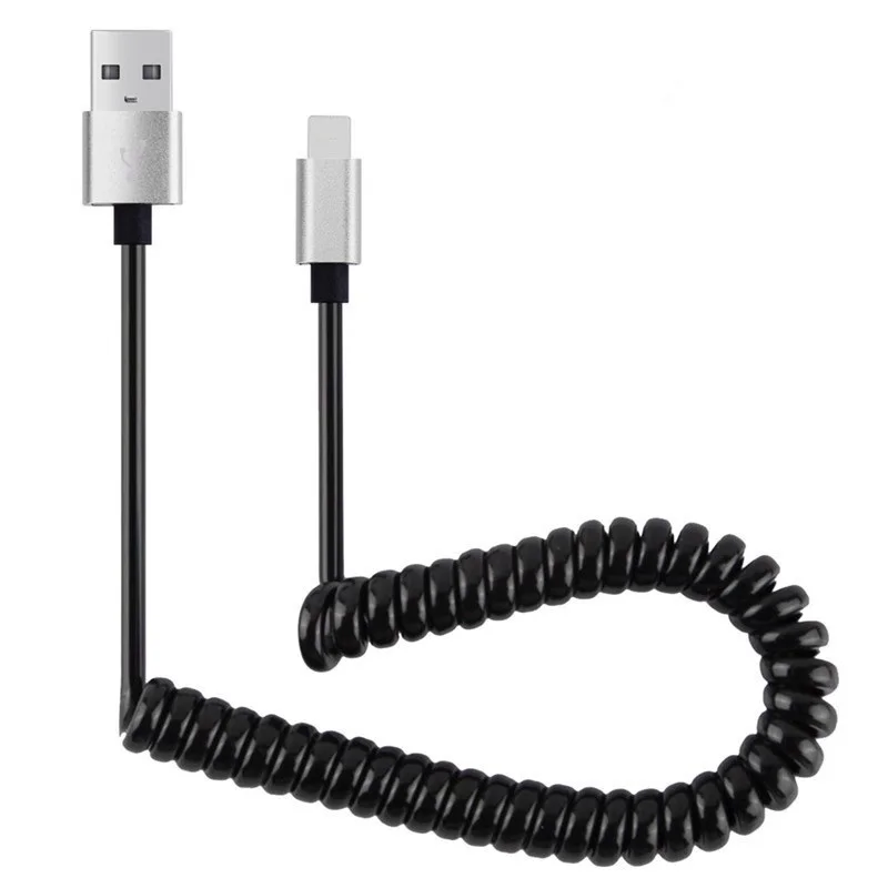 ROOTOO 5V 2.4A телескопический удлинитель для iphone кабель зарядного устройства, для Apple iphone 5/6s/7 Plus/8/X/ipad mini/XR/XS MAX/XS кабель - Тип штекера: Silver