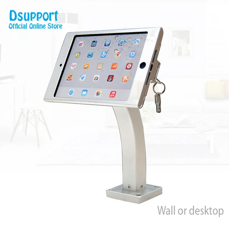 Offerte Misura Per IPad Mini 12345 Nuovo Tablet Pc Display Supporto Per Montaggio A Parete Supporto Di Sicurezza Braccio In Metallo Bloccato Sicuro