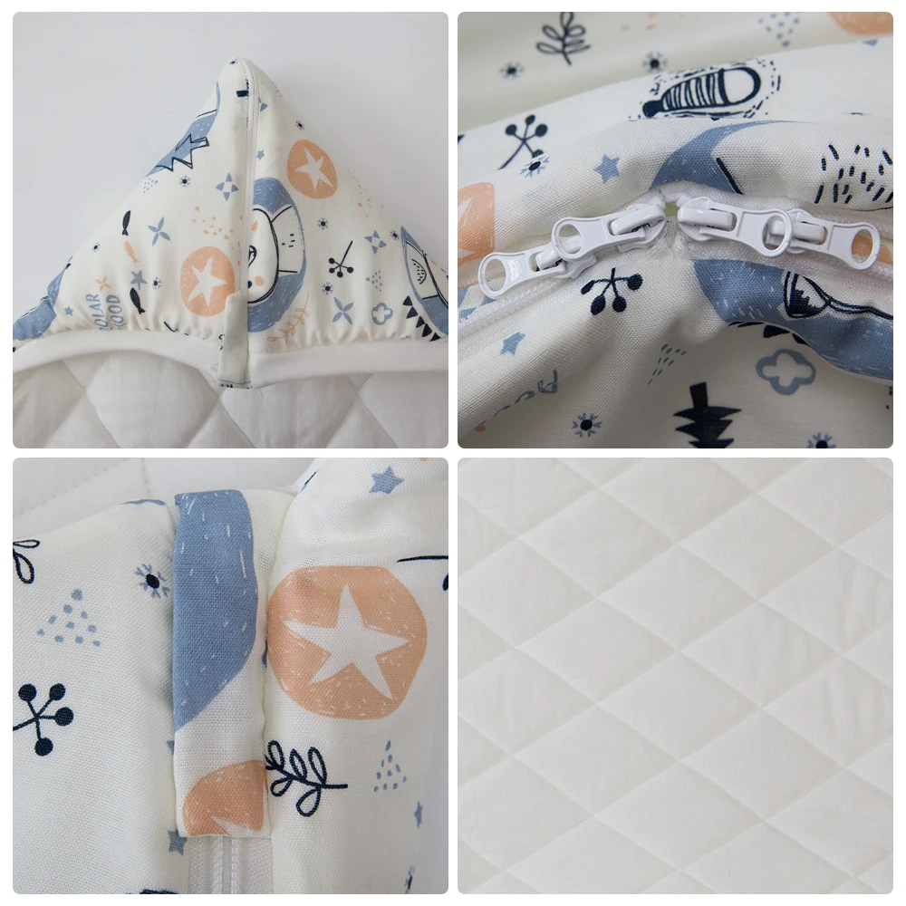 

Baby Sleeping Bag Envelope Newborns Baby Cocoons Cartoon Soft Colored Cotton Diaper Cocoons For Newborns Sleep Baby Sleepsacks