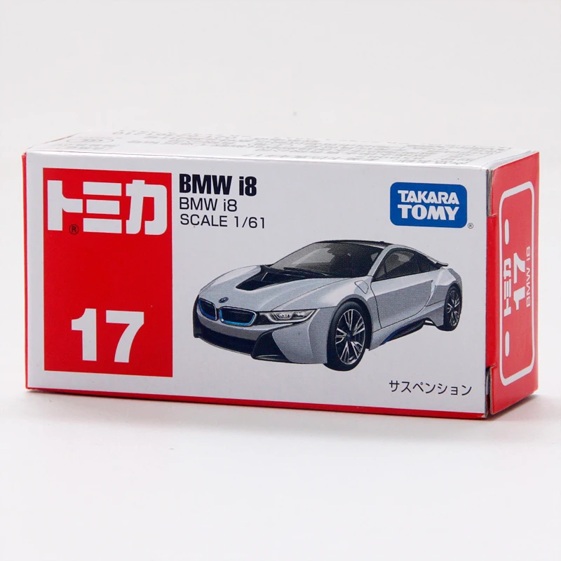 Takara Tomy Tomica 1:61 № 17 BMW i8 серебристая металлическая литая модель автомобиля | Игрушки