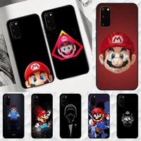 game mario phone case tpu for samsung s6 s7 s8 s9 s10 plus s20 s21 s30ultrs fundas cover coque
