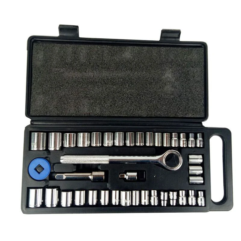 

40pcs Socket Set Car Repair Tool Ratchet Set Torque Wrench Combination Bit a Set of Keys Chrome Vanadium Wrench Set