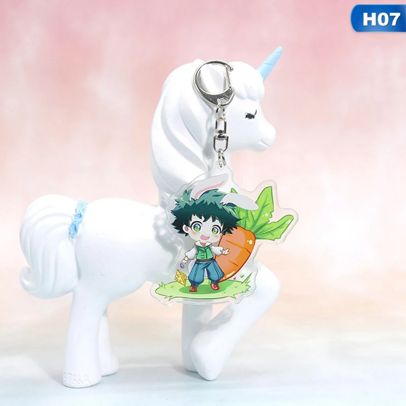 7 1 шт. аниме My Hero Academy Bakugo Katsuki Todoroki Shoto брелок для ключей - Цвет: 7