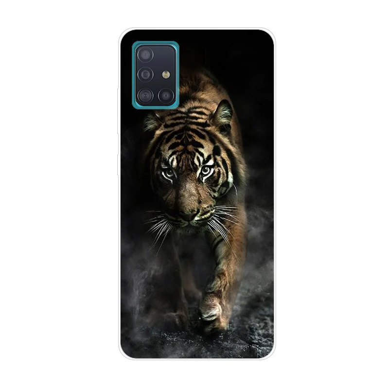 For Samsung A51 Case Phone Cover Soft Silicone Back Case for Samsung Galaxy A51 case A71 M11 m21 A515F A 51 71 Cover bumper TPU