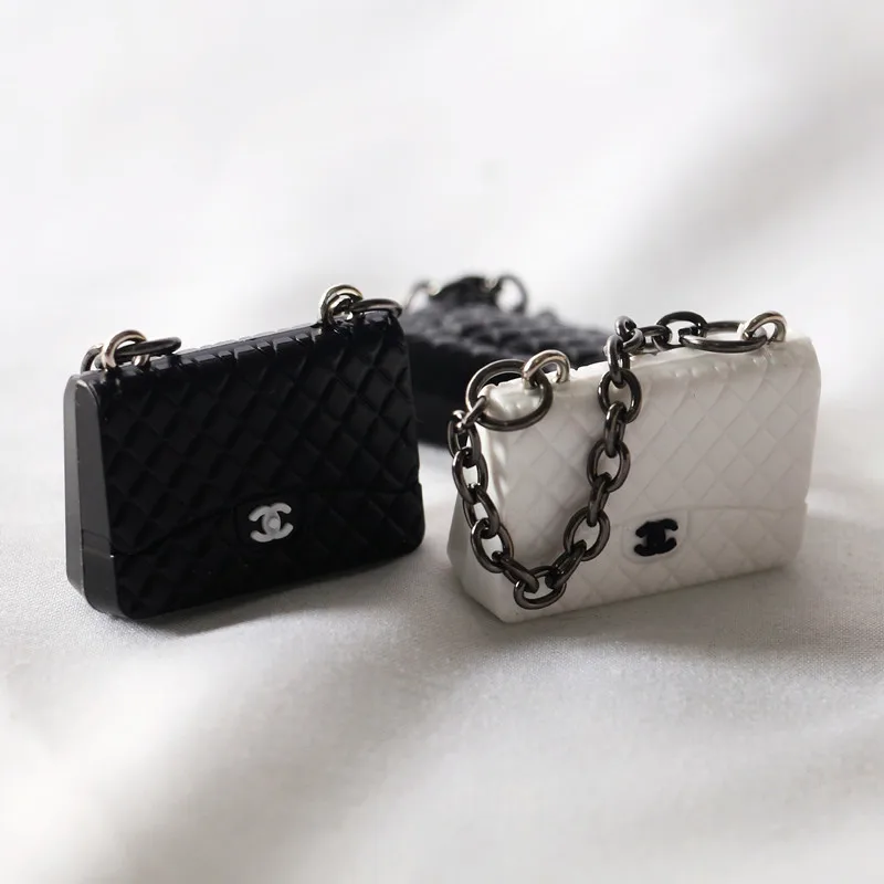 1 шт. миниатюрный кукольный домик черно-белая Сумочка для покупок миниатюрное