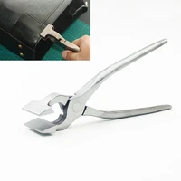 1pcs new leather edge adjustment press flatten plier clamp for leather bag cloth belt diy hand tools fixed clamp pliers
