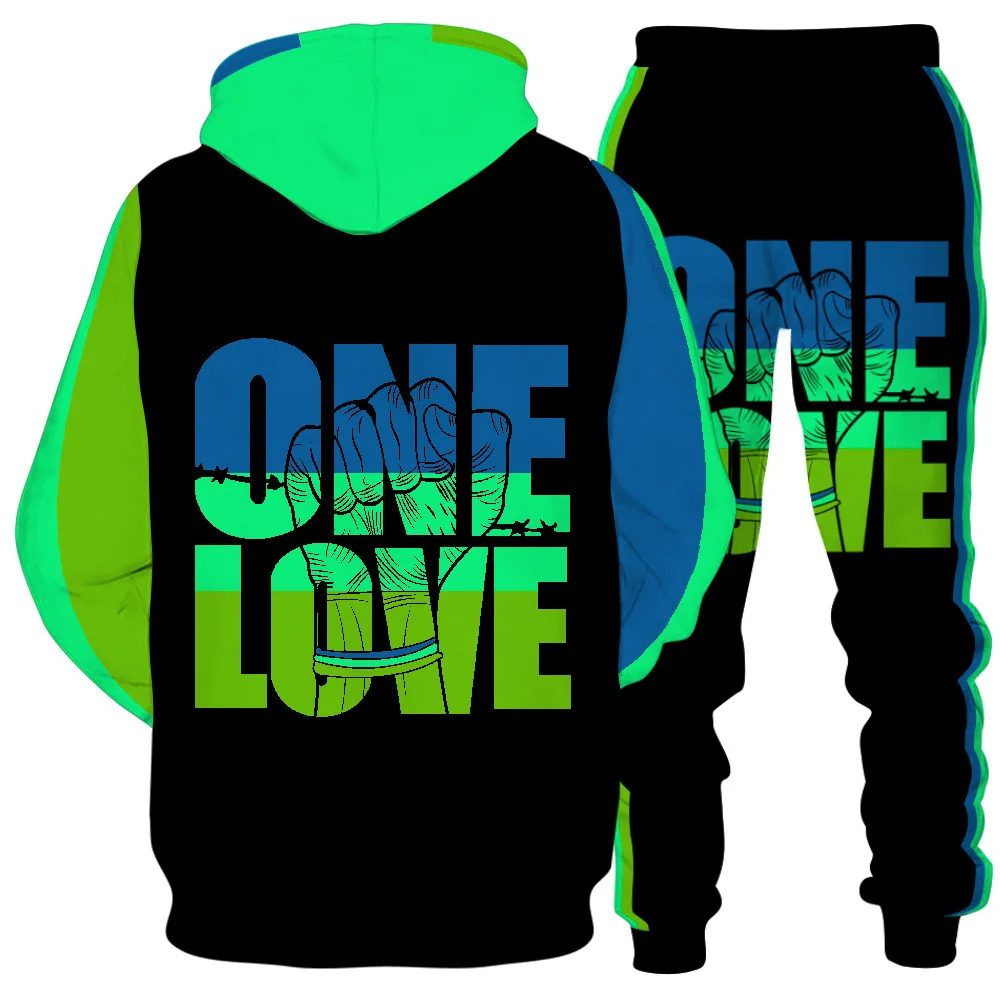 

The new spring and summer 2021 3 d digital printing hoodies in yards couples leisure hoodie big suits