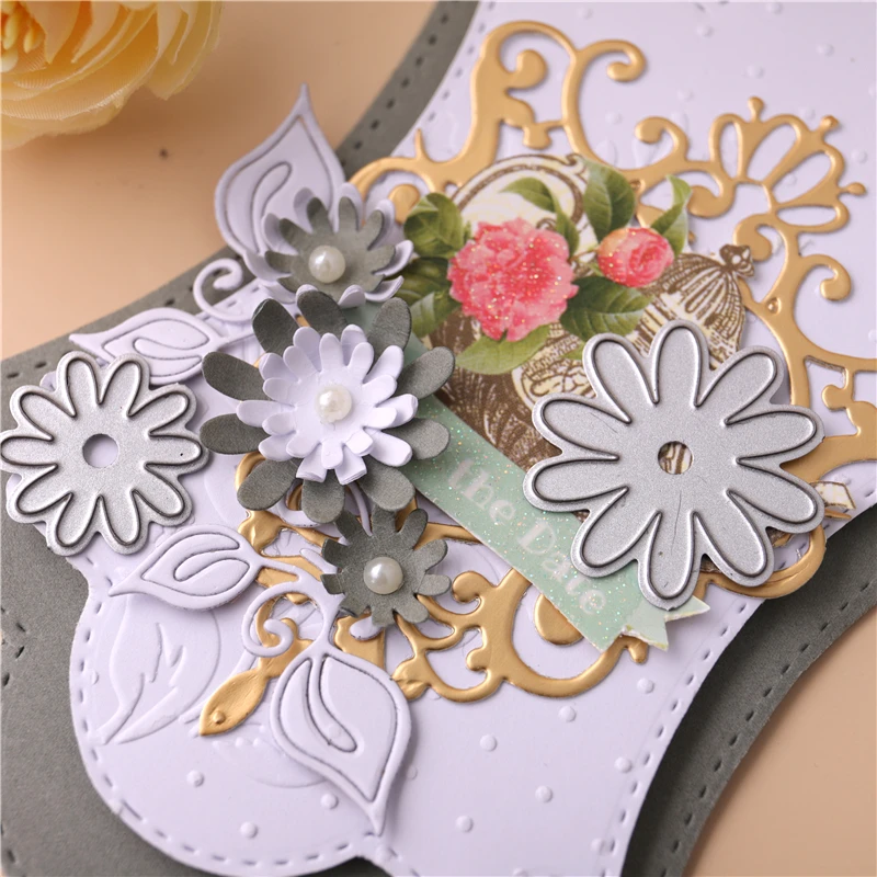 Eastshape пустотелая рамка фоновые штампы металлические для сделай сам Скрапбукинг