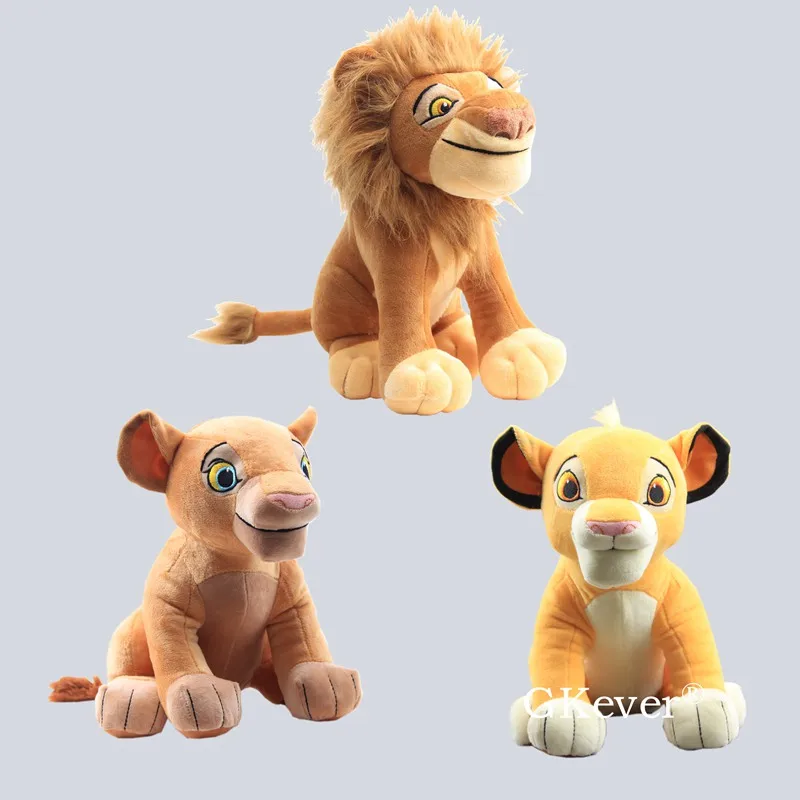 Simba Mufasa Nala плюшевые куклы игрушки из мультиков аниме Король Лев сидящий высокий Simba Тигр Лев мягкие игрушки Детский подарок