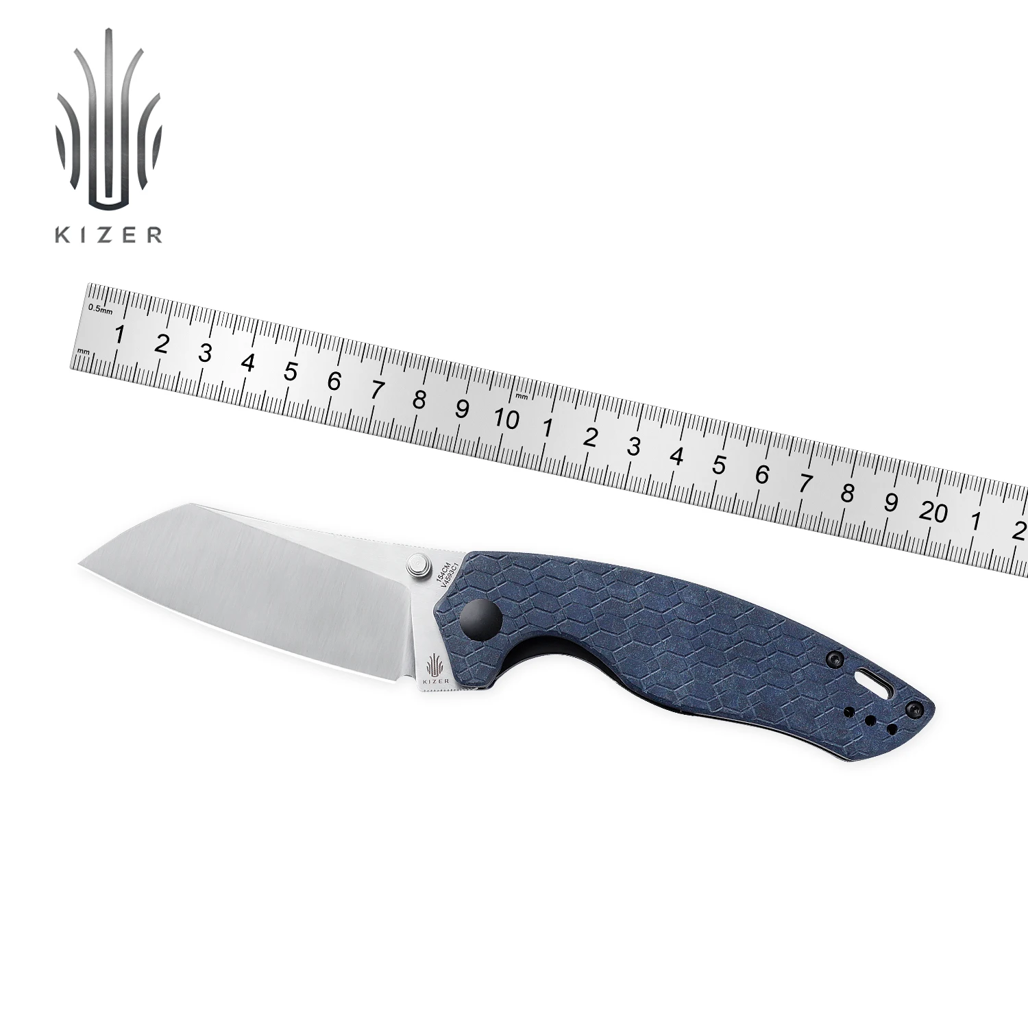 Складной нож Kizer буксировочный K V4593C1 карманный для кемпинга и охоты ручка из