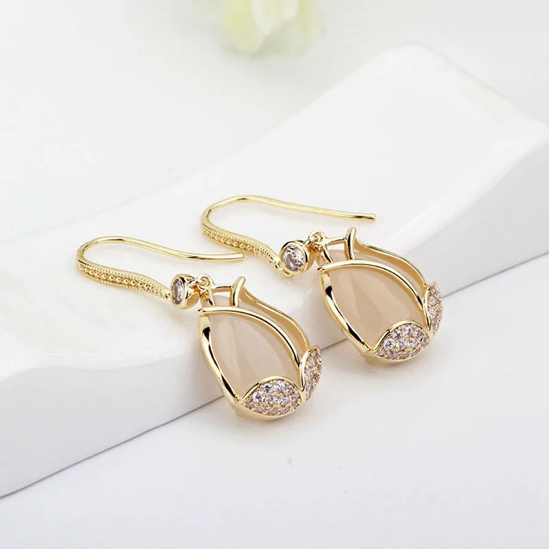 Серьги тюльпаны 2020 новые корейские темпераментные серьги женские длинные в